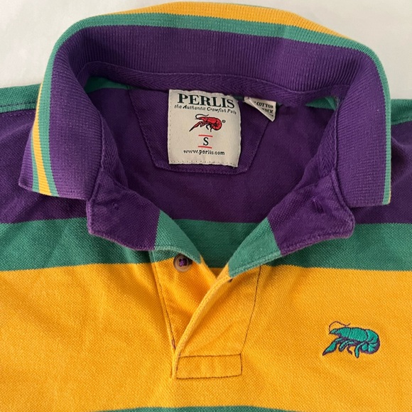 Perlis New Orleans Mardi Gras shirt kids size small - Picture 2 of 4